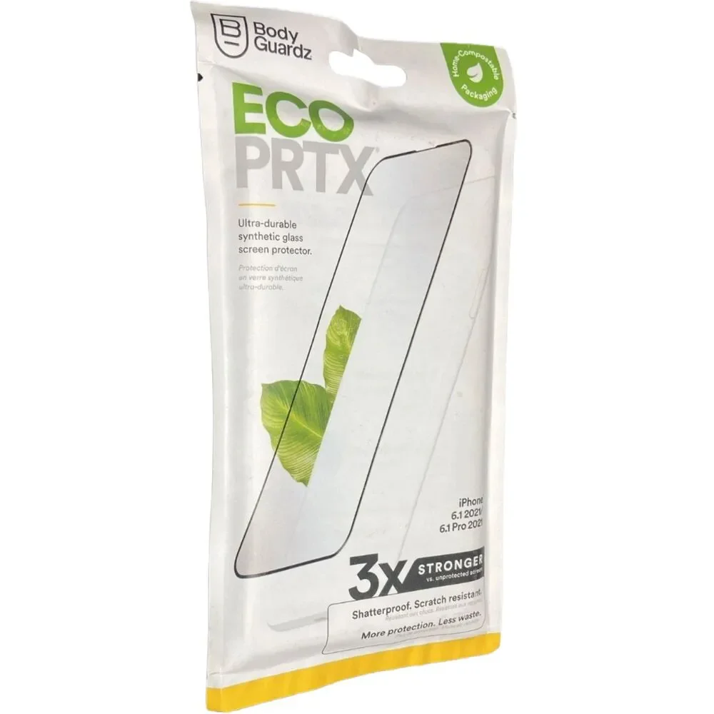 iPhone 13 14 Pro Screen Protector BodyGuardz PRTX Clear Shatterproof Film